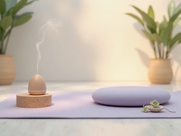 Yoga and Meditation Accessories for Stress Relief with Ovarian Cysts