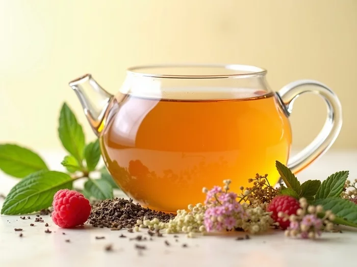 Herbal Teas for Hormonal Balance and Ovarian Cyst Symptom Relief